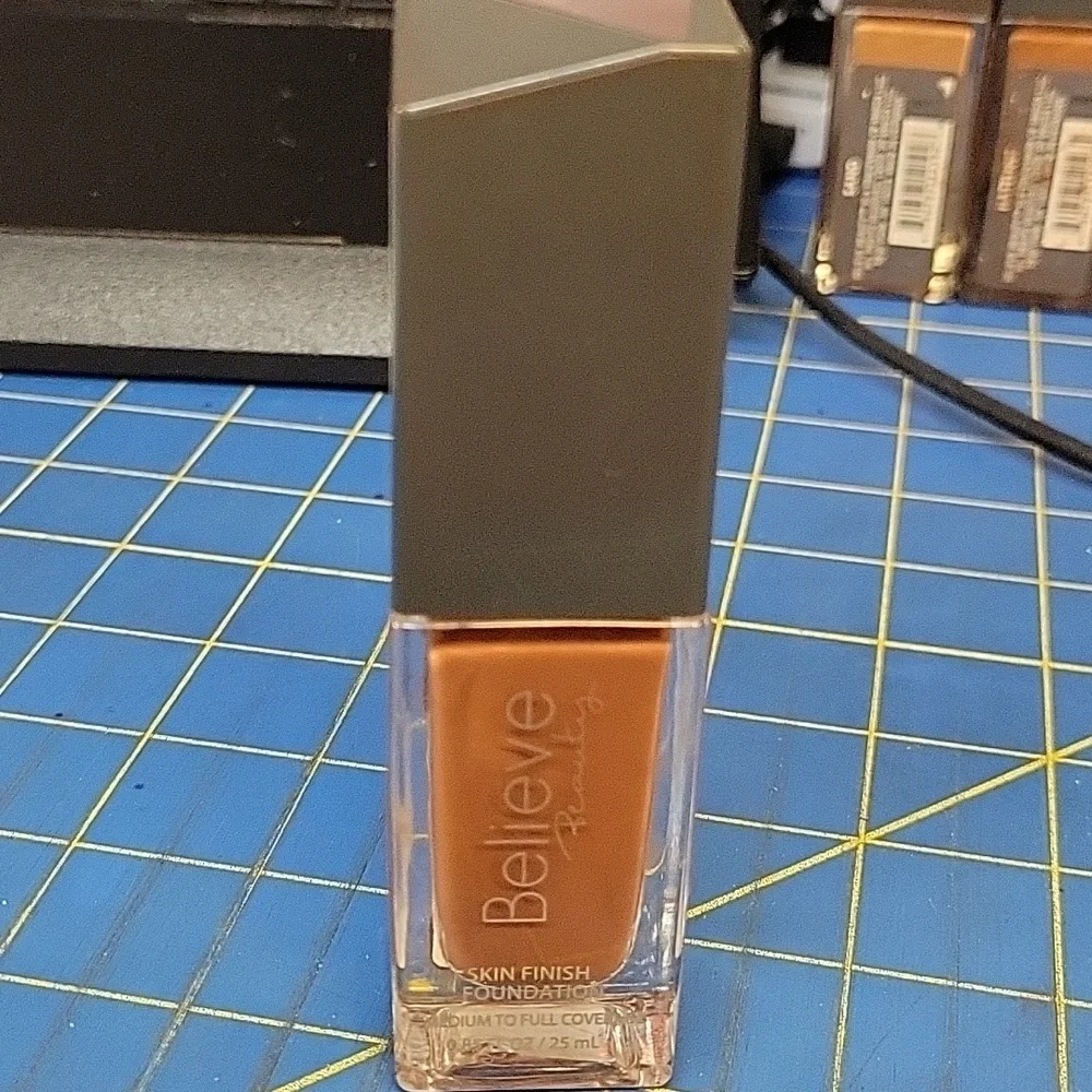 Believe Beauty Skin Finish Foundation 25ml New Bottle - Chestnut